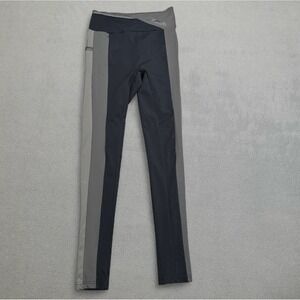 Vintage Gymshark Womens Leggings S Black Gray High Waisted Training Yoga Gym BB